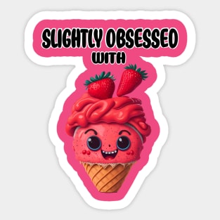 Ice Cream Obsession Sticker